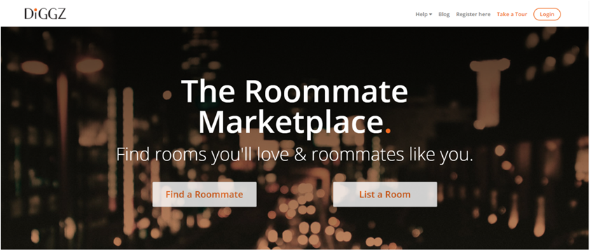 Diggz - Roomate Platform