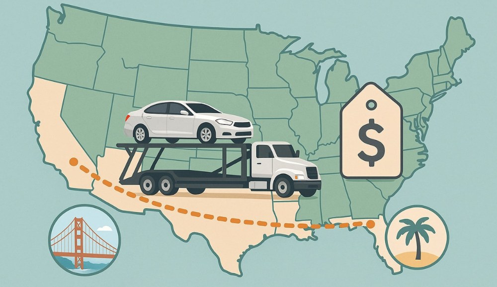 How much does it cost to ship a car from FL to CA?