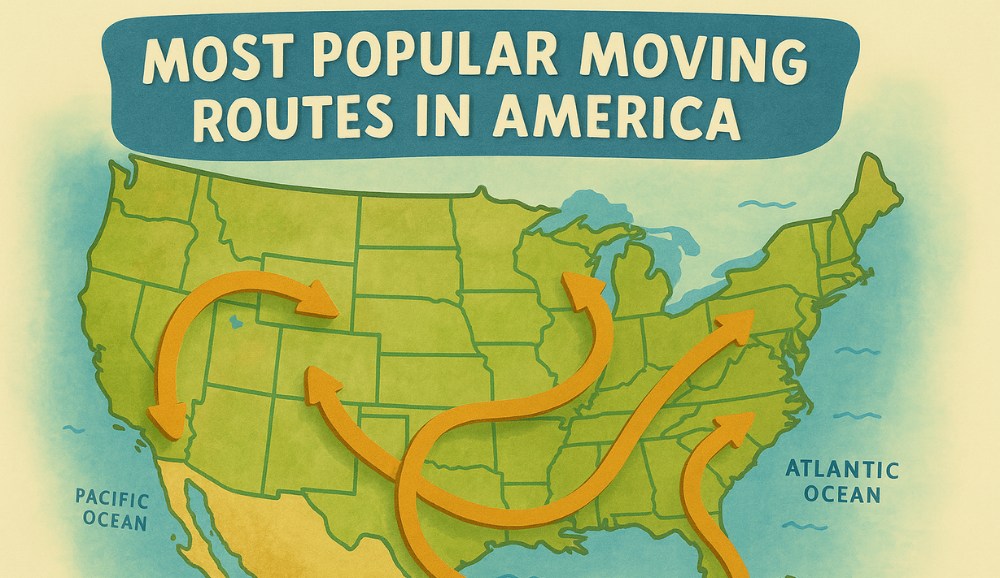 Most Popular Moving Routes in America