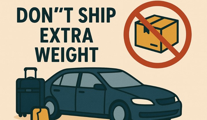 Don’t Ship Extra Weight